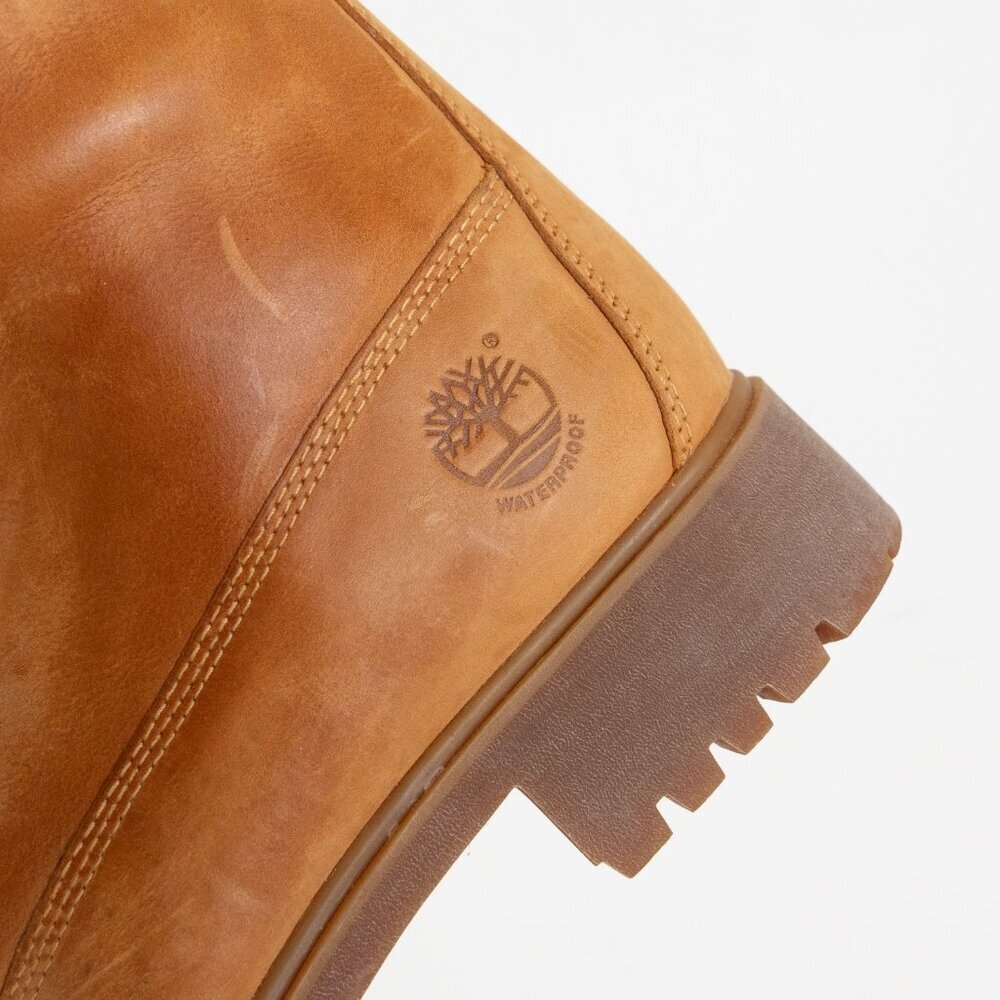 Timberland Premium 14 Inch Wheat Nubuck Leather Waterproof Boots 6.5 - Picture 11 of 16